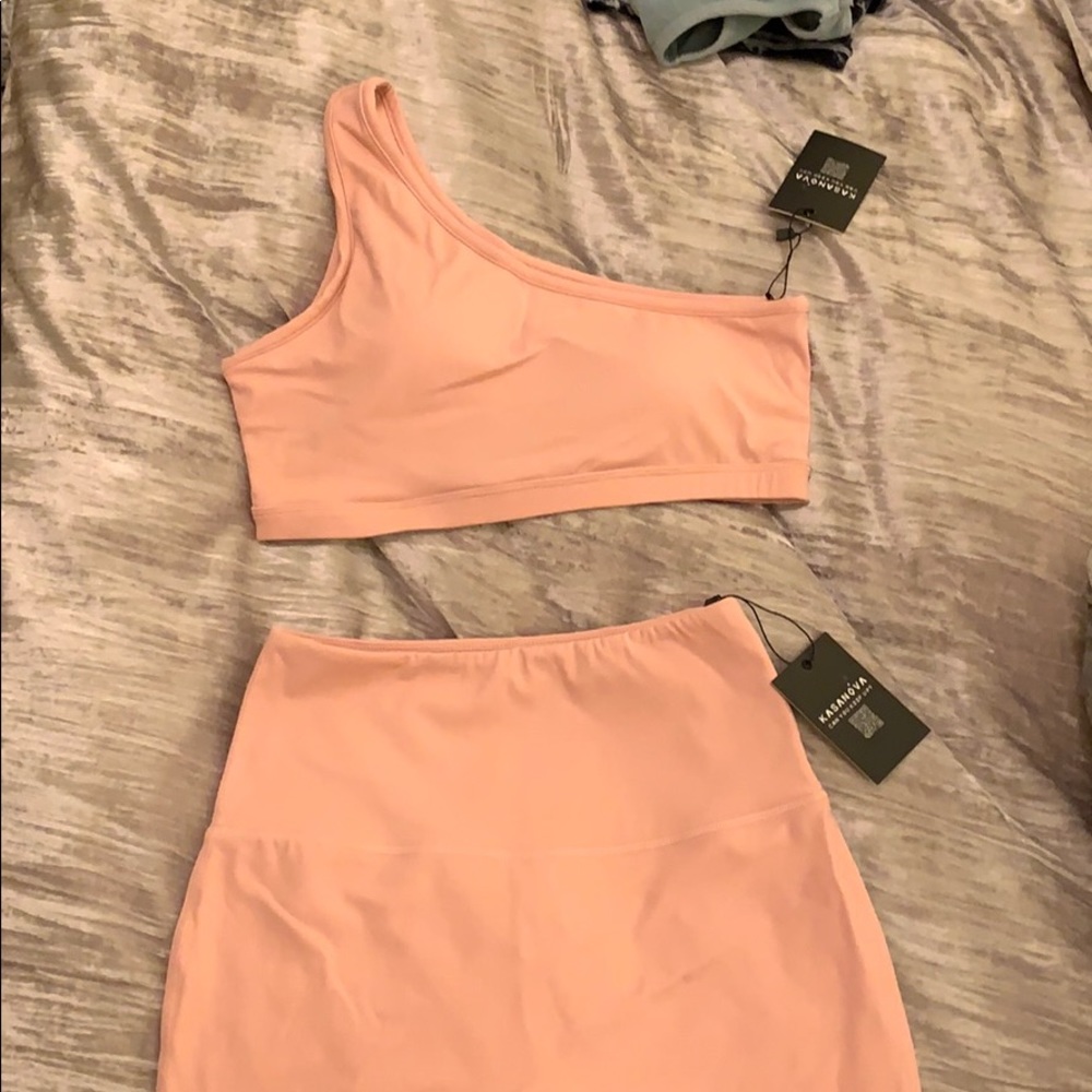 Kasanova sports bra and shorts set